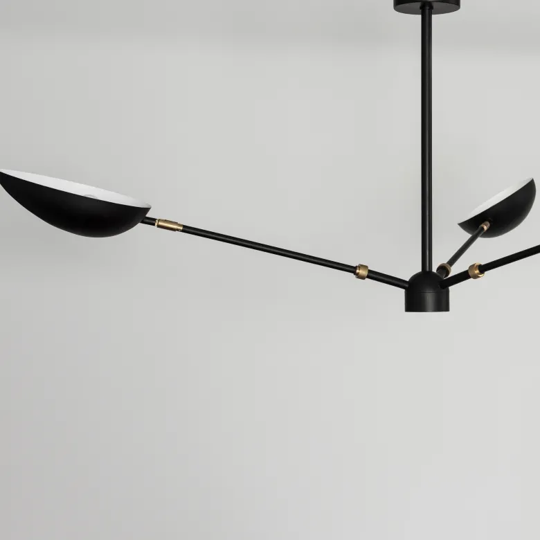 Spoon taklampa svart