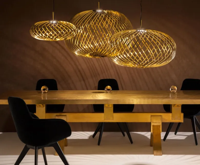 Spring Taklampa Brass Medium