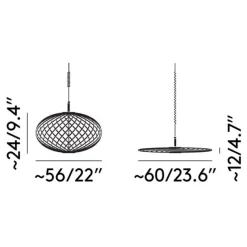Spring Taklampa Brass Small