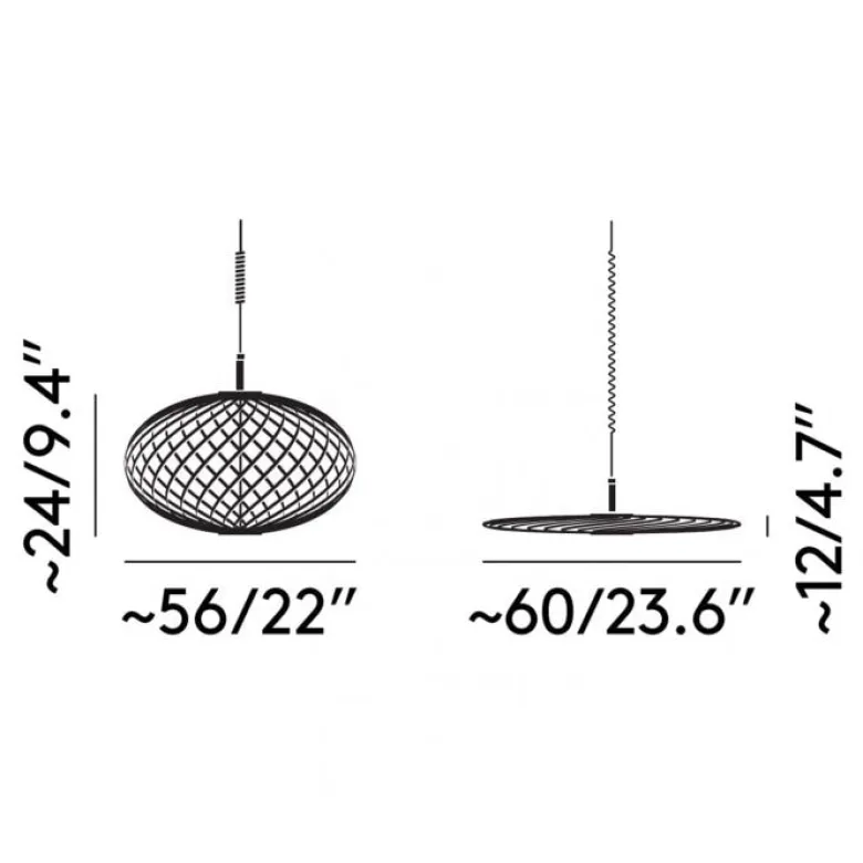 Spring Taklampa Brass Small