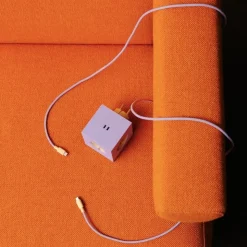 Square 2 grenuttag 30W Dual USB-C BAUHAUS Lavender Glow
