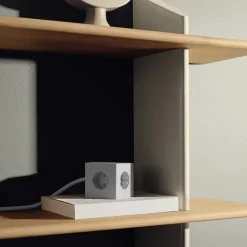 Square 1 grenuttag 30W Dual USB-C & Magnetic base 1,8m Gotland Gray