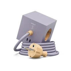 Square 1 grenuttag 30W Dual USB-C & Magnetic base 1,8m BAUHAUS Lavender Glow