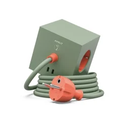 Square 1 grenuttag 30W Dual USB-C & Magnetic base 1,8m BAUHAUS Gecko Bloom