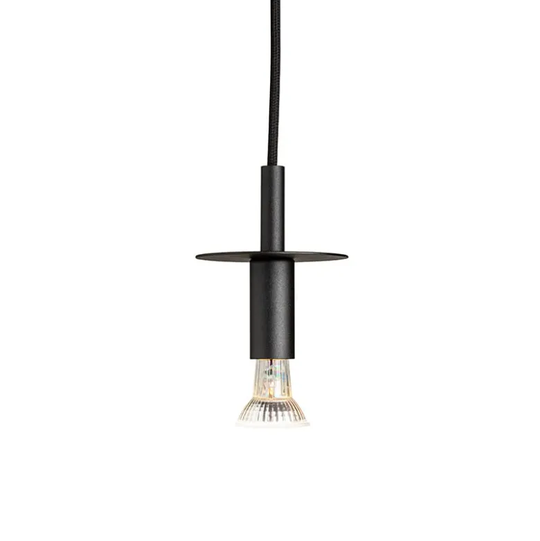 Star 1 taklampa svart strukturlack