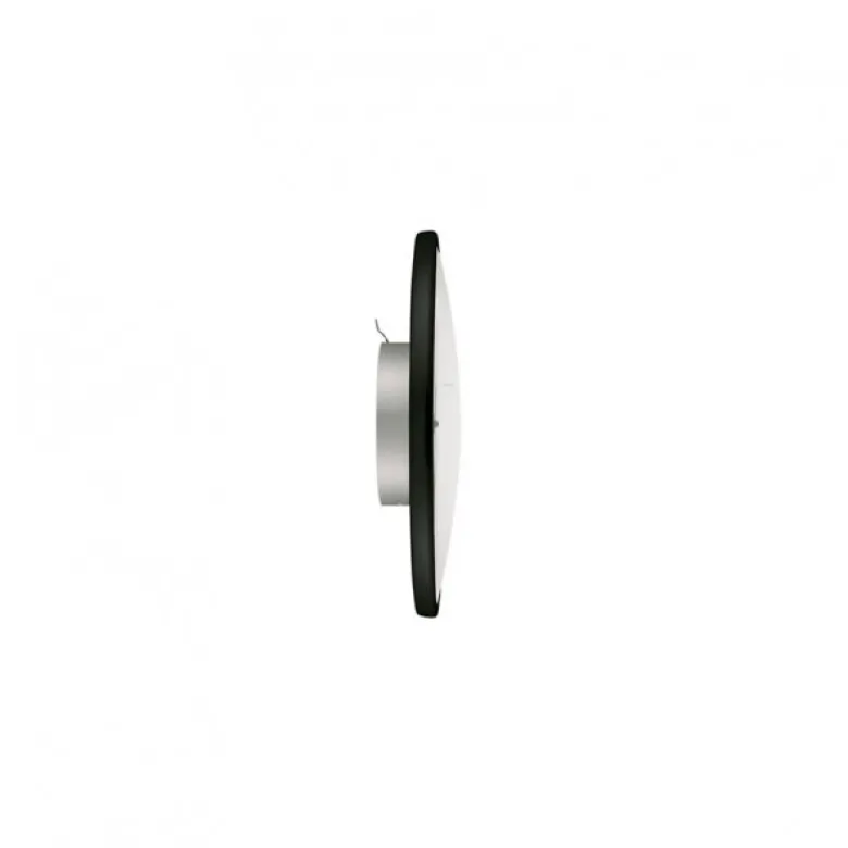 Station Väggur Ø16 cm vit/svart