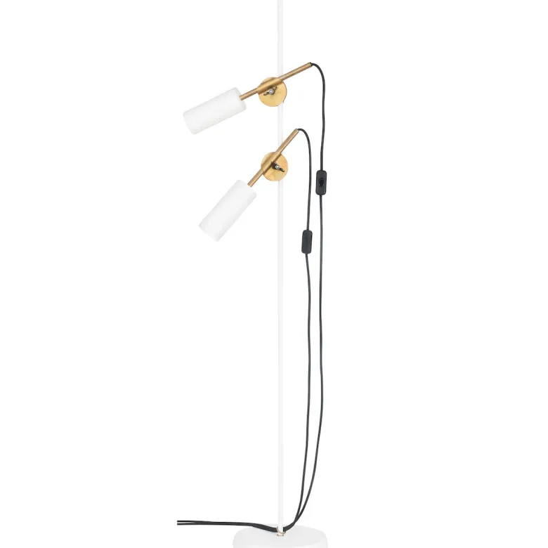 Stav 2 golvlampa vit