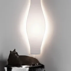 Stella vägglampa vit