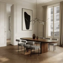 Stick chandelier taklampa bronze