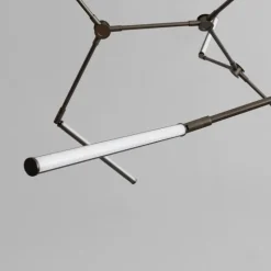 Stick chandelier taklampa Mini bronze