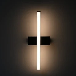 Stick vägglampa bronze