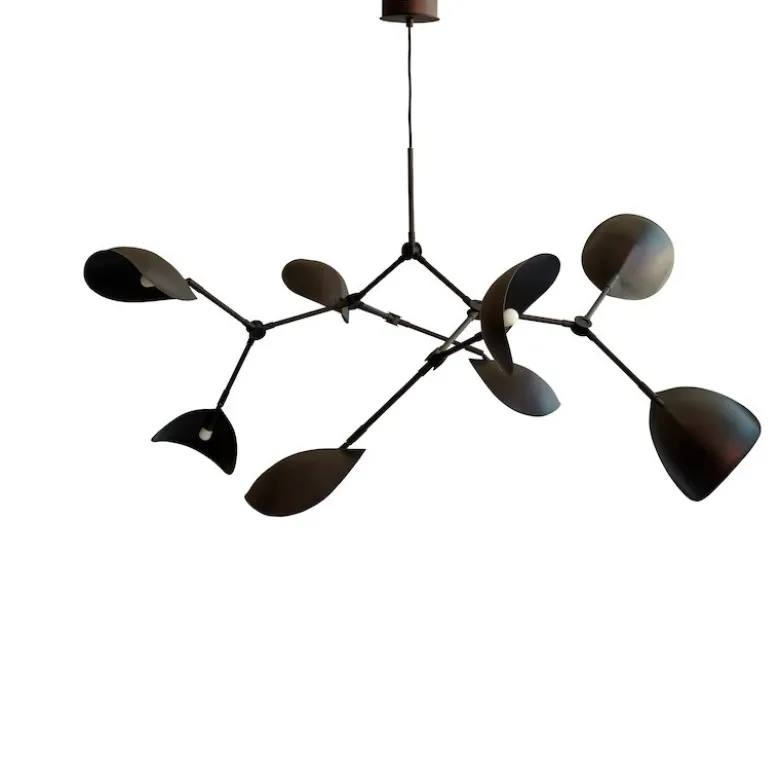 Stingray chandelier taklampa burned black