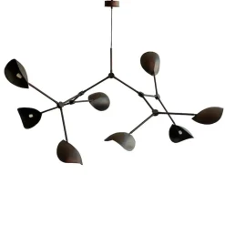 Stingray chandelier taklampa Grande burned black