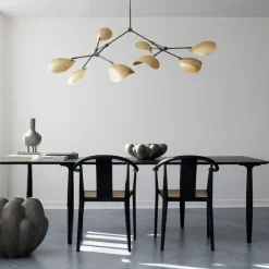 Stingray chandelier taklampa brass