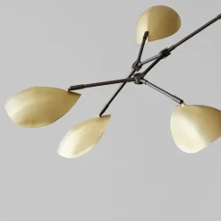 Stingray chandelier taklampa brass