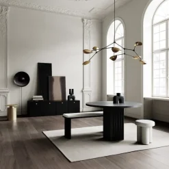 Stingray chandelier taklampa brass