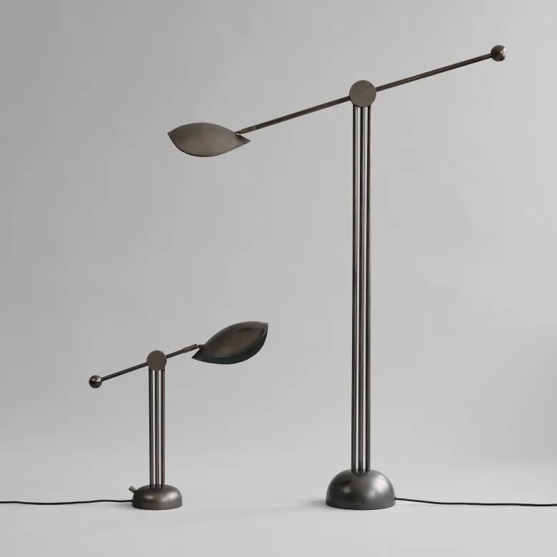 Stingray golvlamp bronze