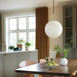 Stockholm Ø30 taklampa brun marmor