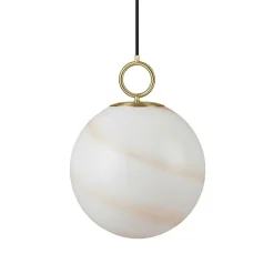Stockholm Ø30 taklampa brun marmor