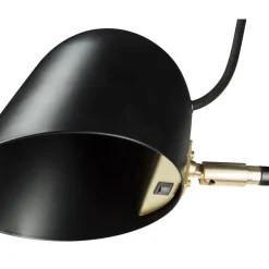Streck golvlampa svart