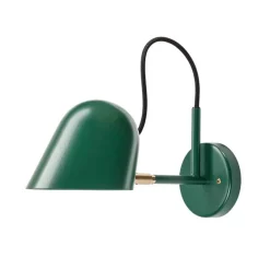 Streck vägglampa fast installation tallgrön