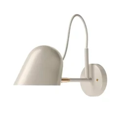 Streck vägglampa fast installation varmgrå