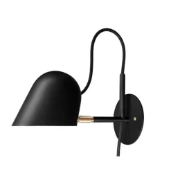 Streck vägglampa kabel svart