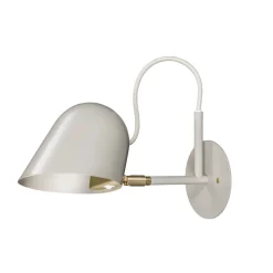Streck vägglampa kabel varmgrå