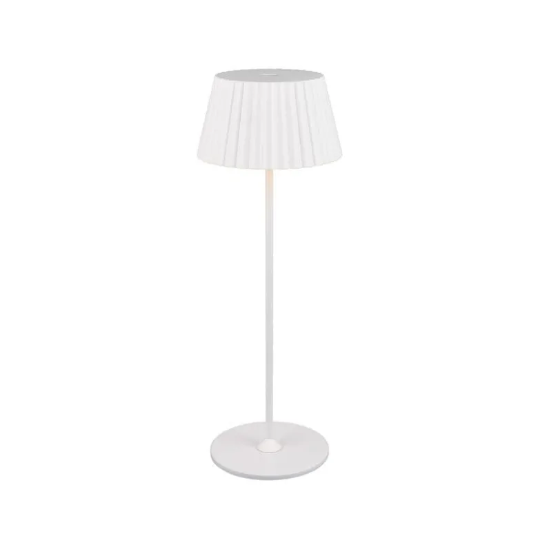 Suarez portabel bordslampa vit