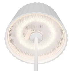 Suarez portabel bordslampa vit