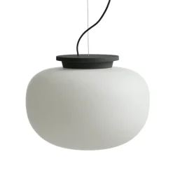 Supernate Ø38 taklampa opal white/black