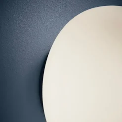 Supernate Ø38 vägglampa opal white/black