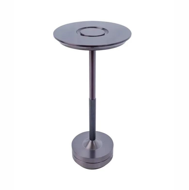 Svampen portabel bordslampa råjärn