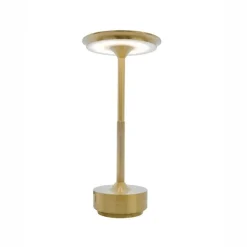 Svampen portabel bordslampa mässing
