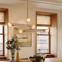 Sycamore Chandelier 3 Tiers Taklampa Dusk Pink Glass/mässing