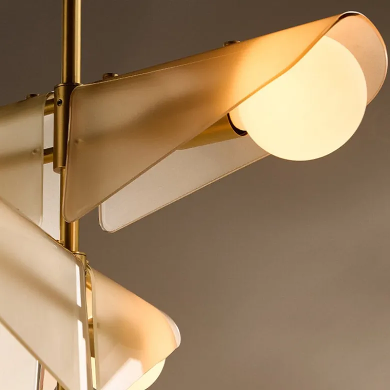 Sycamore Chandelier 3 Tiers Taklampa Dusk Pink Glass/mässing