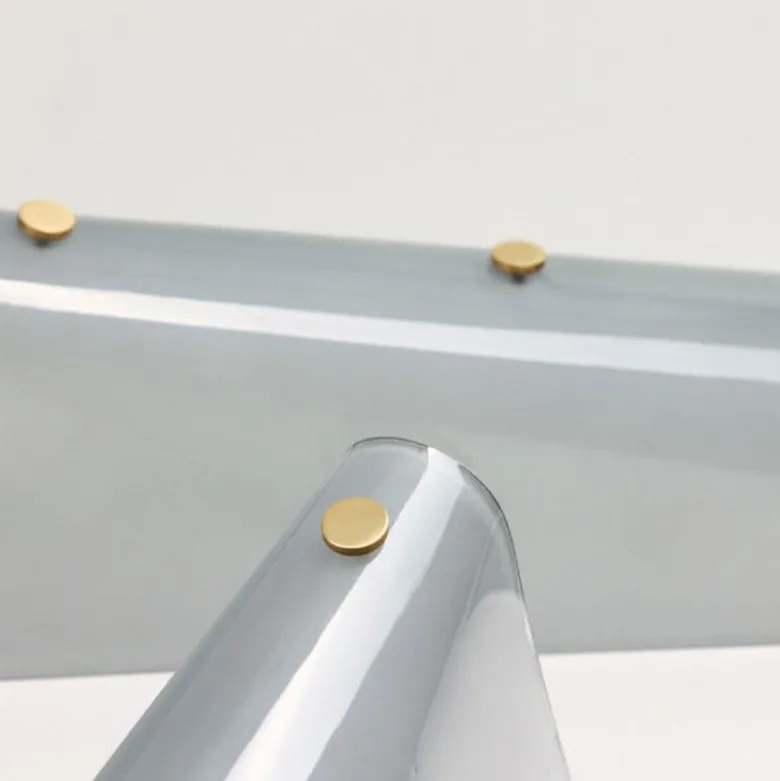 Sycamore Chandelier 3 Tiers Taklampa Dawn Grey Glass/mässing