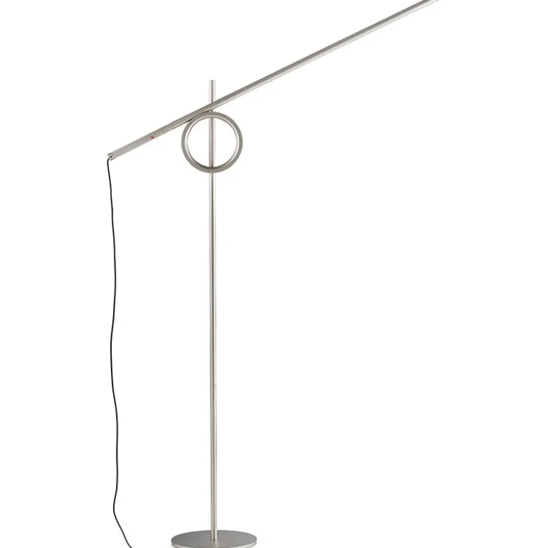 Tangent media golvlampa silver