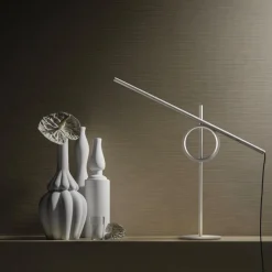 Tangent mini bordslampa silver
