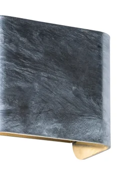 Taurus vägglampa galvad