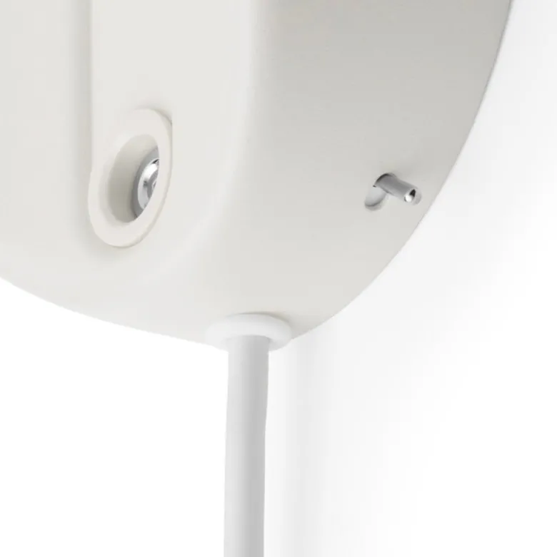Tense vägglampa vit