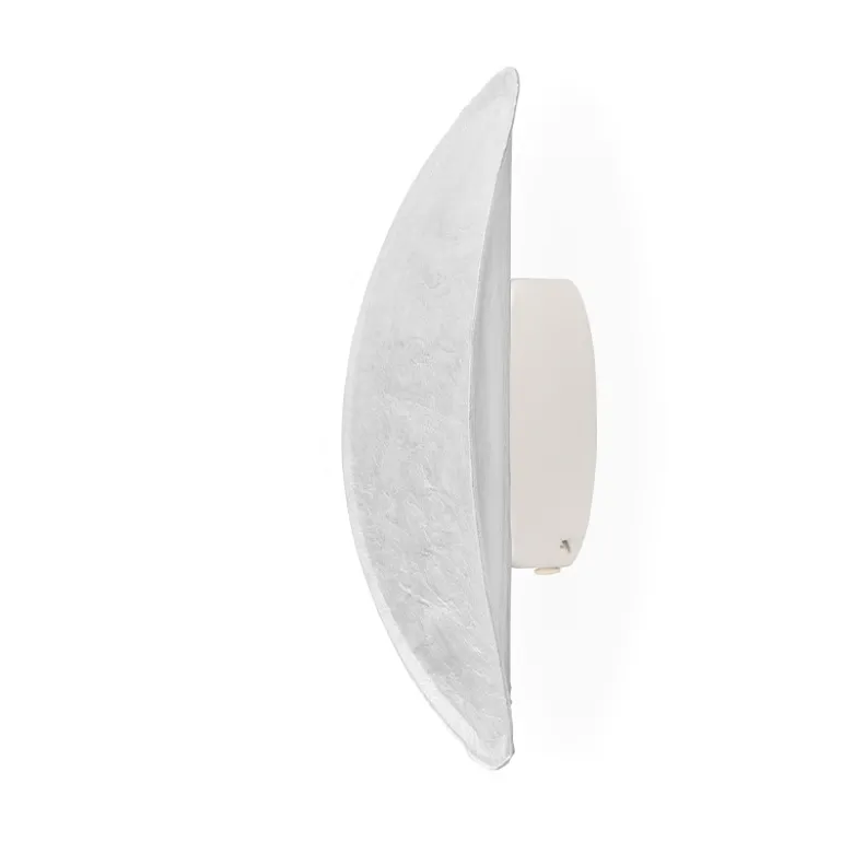 Tense vägglampa vit