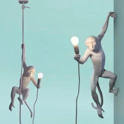 The Monkey Lamp ceiling Taklampa vit