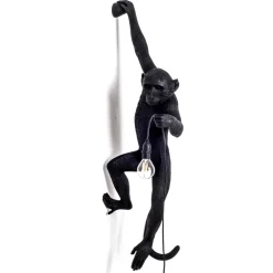 The Monkey Lamp Hanging right outdoor vägglampa svart