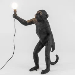 The Monkey Lamp standing outdoor Bordslampa svart