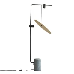 The Moon golvlamp brass