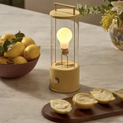 The Muse 2.0 portabel bordslampa IP44 Posset Yellow