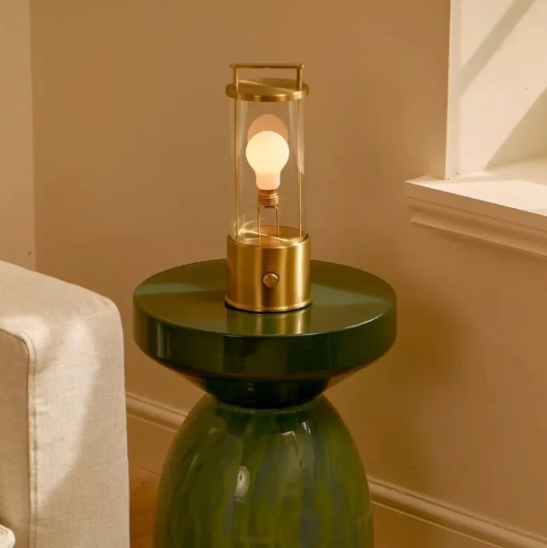 The Muse 2.0 portabel bordslampa IP44 Solid Brass