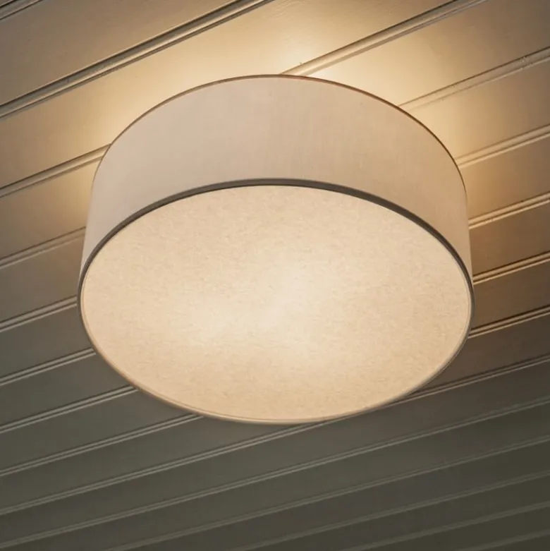 Theo Ø48 plafond bomull vit/havre