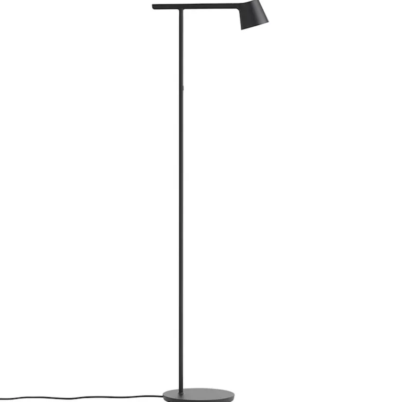 Tip golvlampa svart